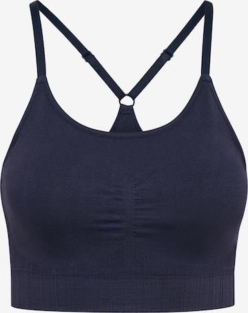 Hummel Sport-BH 'MT Define' in Blau: Vorderseite