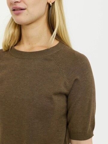 Soft Rebels Top ' SRMarla ' in Brown: front