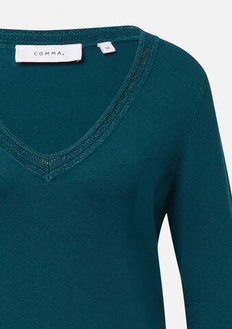 COMMA Pullover in Grün