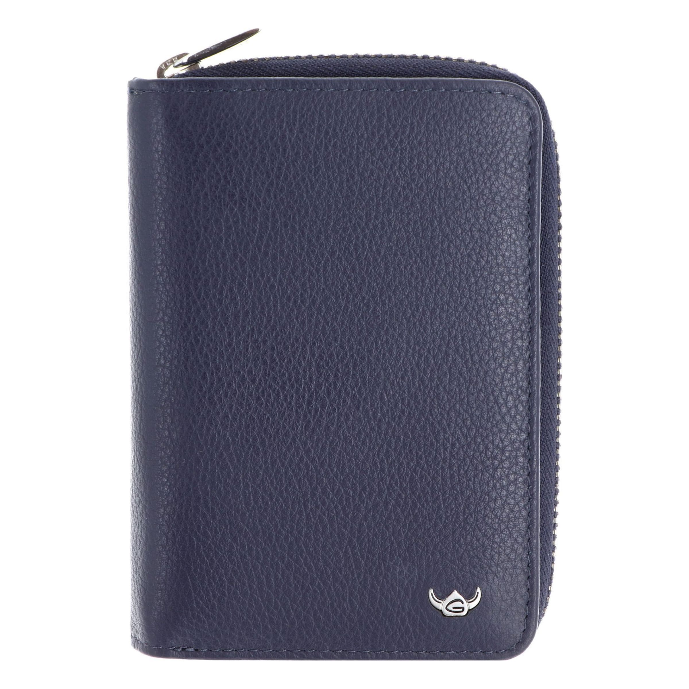 Porte-monnaies 'Madrid' GOLDEN HEAD en bleu : devant