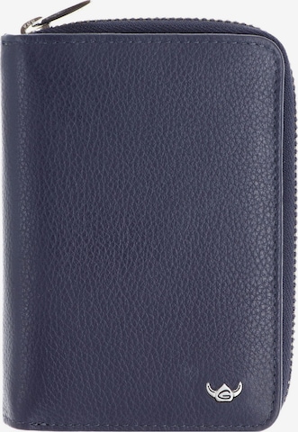 Porte-monnaies 'Madrid' GOLDEN HEAD en bleu : devant