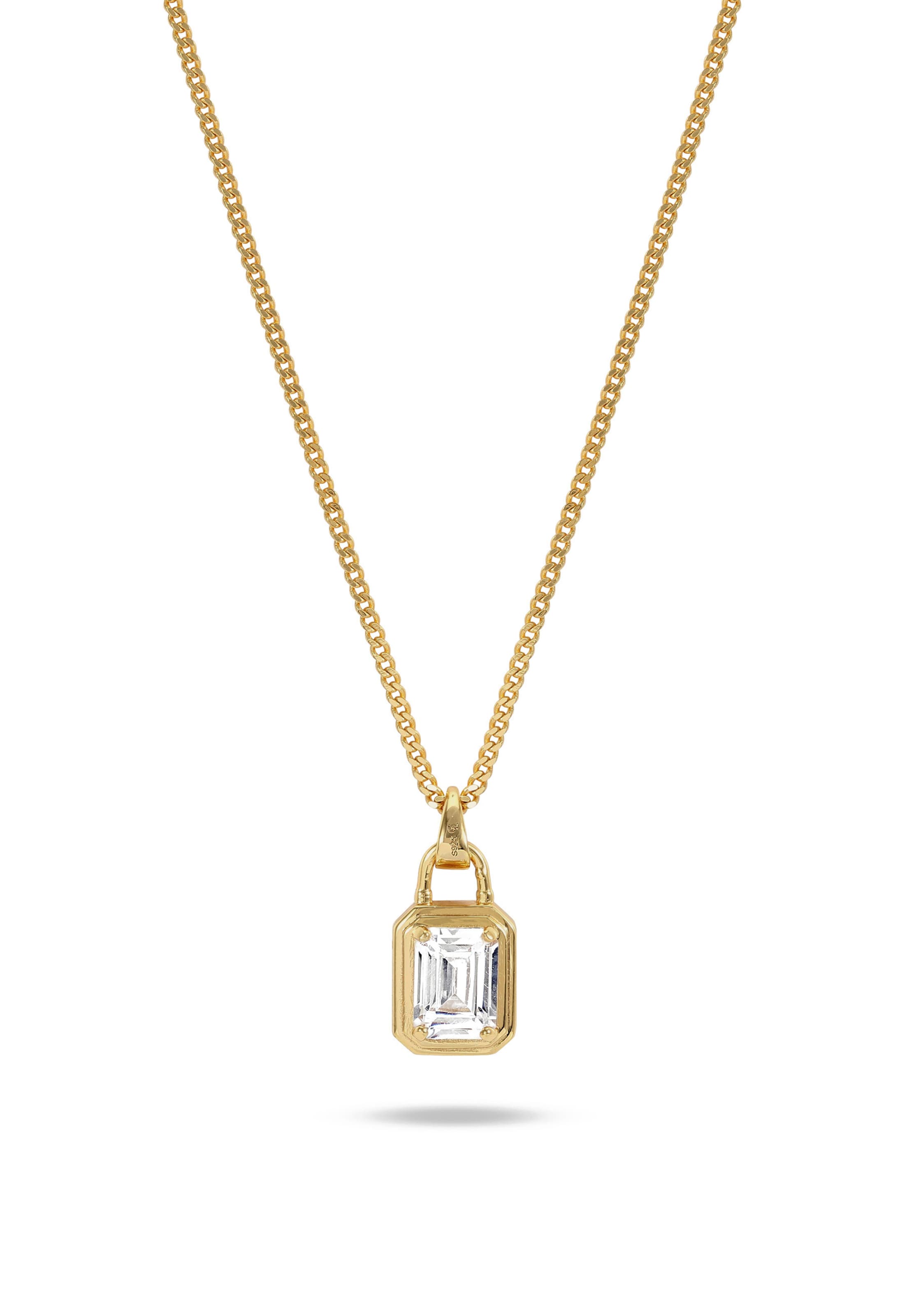 Commen Lines Necklace in Gold