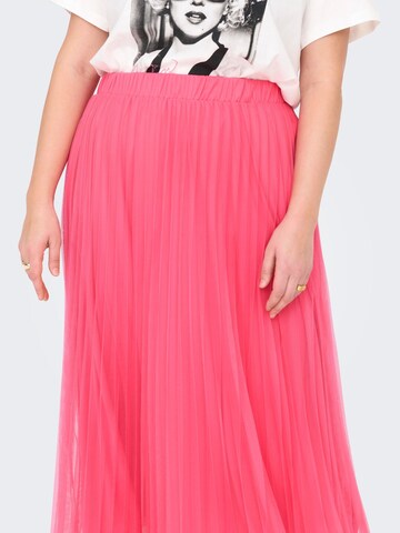 ONLY Carmakoma - Falda 'SKY ' en rojo