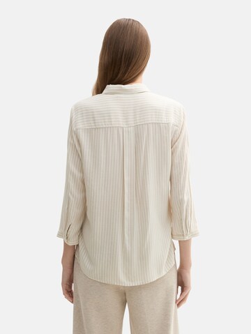 TOM TAILOR Blouse in Beige