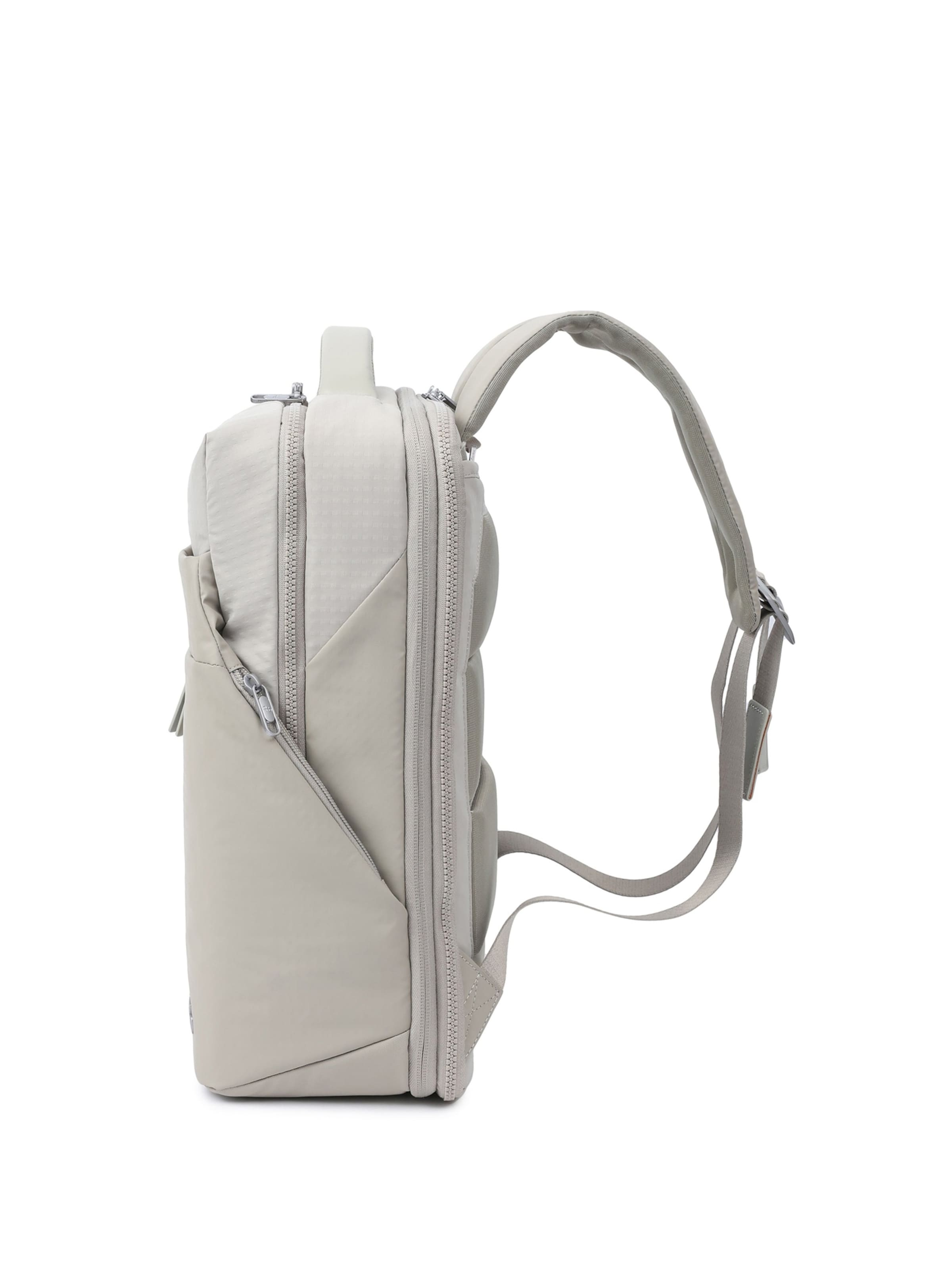 Hedgren Rugzak ' TABI 17,6L ' in Beige: zijkant