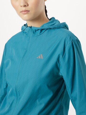 Veste de sport 'Run It' ADIDAS PERFORMANCE en bleu