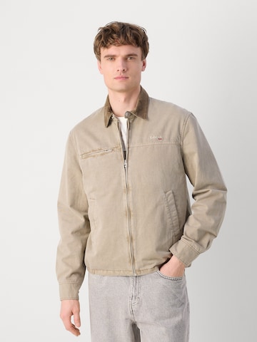 Schott NYC Φθινοπωρινό και ανοιξιάτικο μπουφάν σε γκρι: μπροστά