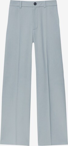 Pantalon à plis Pull&Bear en gris : devant