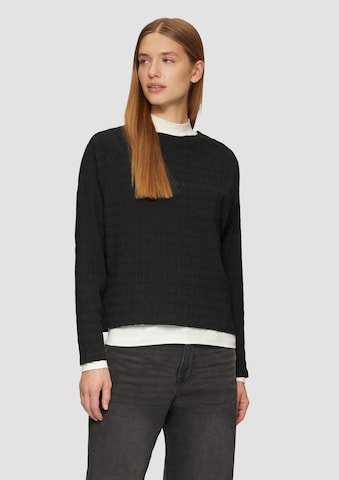 s.Oliver Shirt in Zwart: voorkant