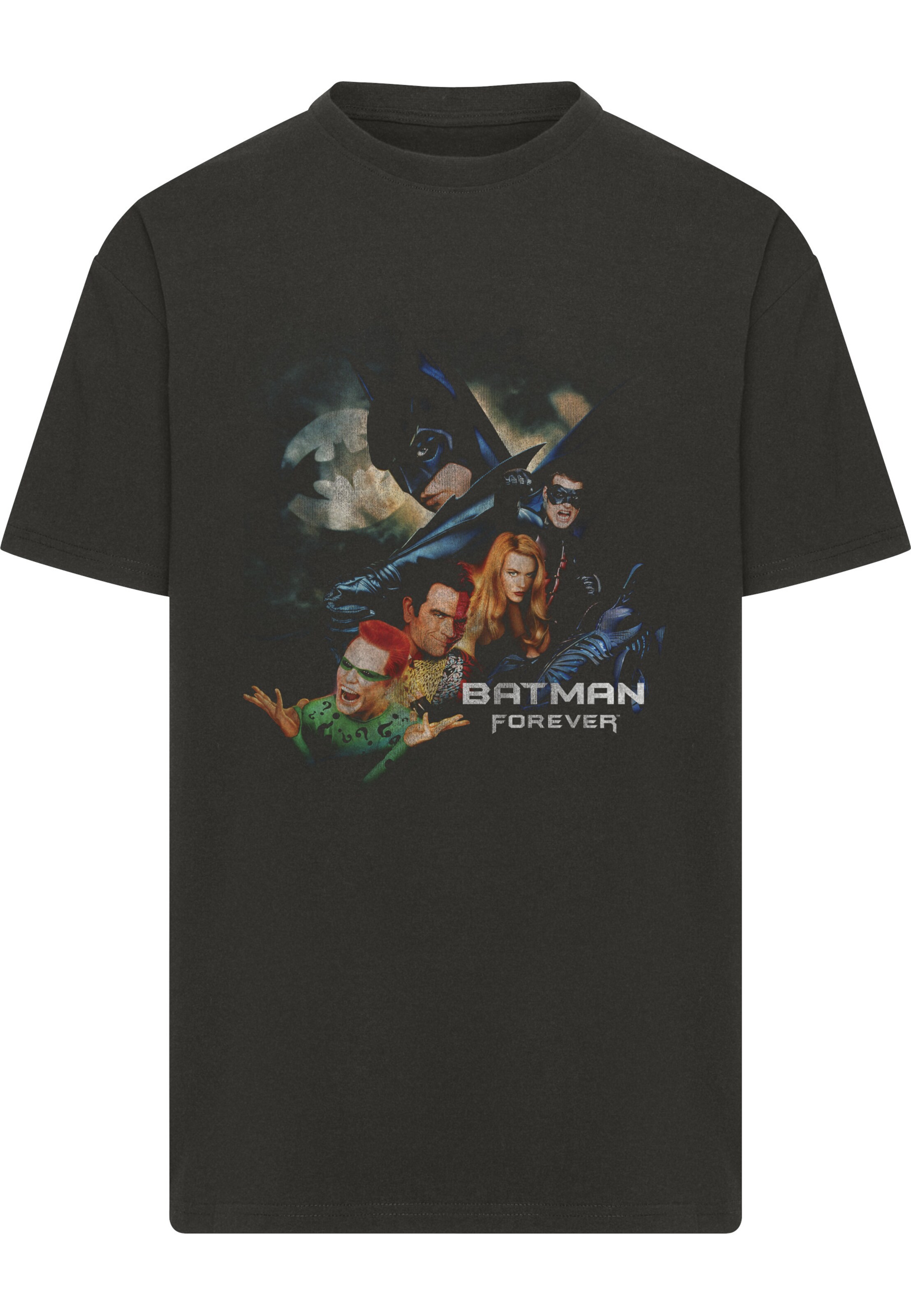 Merchcode T-Shirt 'Batman Forever' in XXXL in navy / braun / tanne / schwarz, Produktansicht