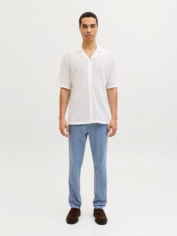 Coupe slim Pantalon chino 'JJIMarco JJBowie' JACK & JONES en bleu