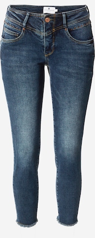 FREEMAN T. PORTER Slimfit Jeans 'Anae' in Blauw: voorkant