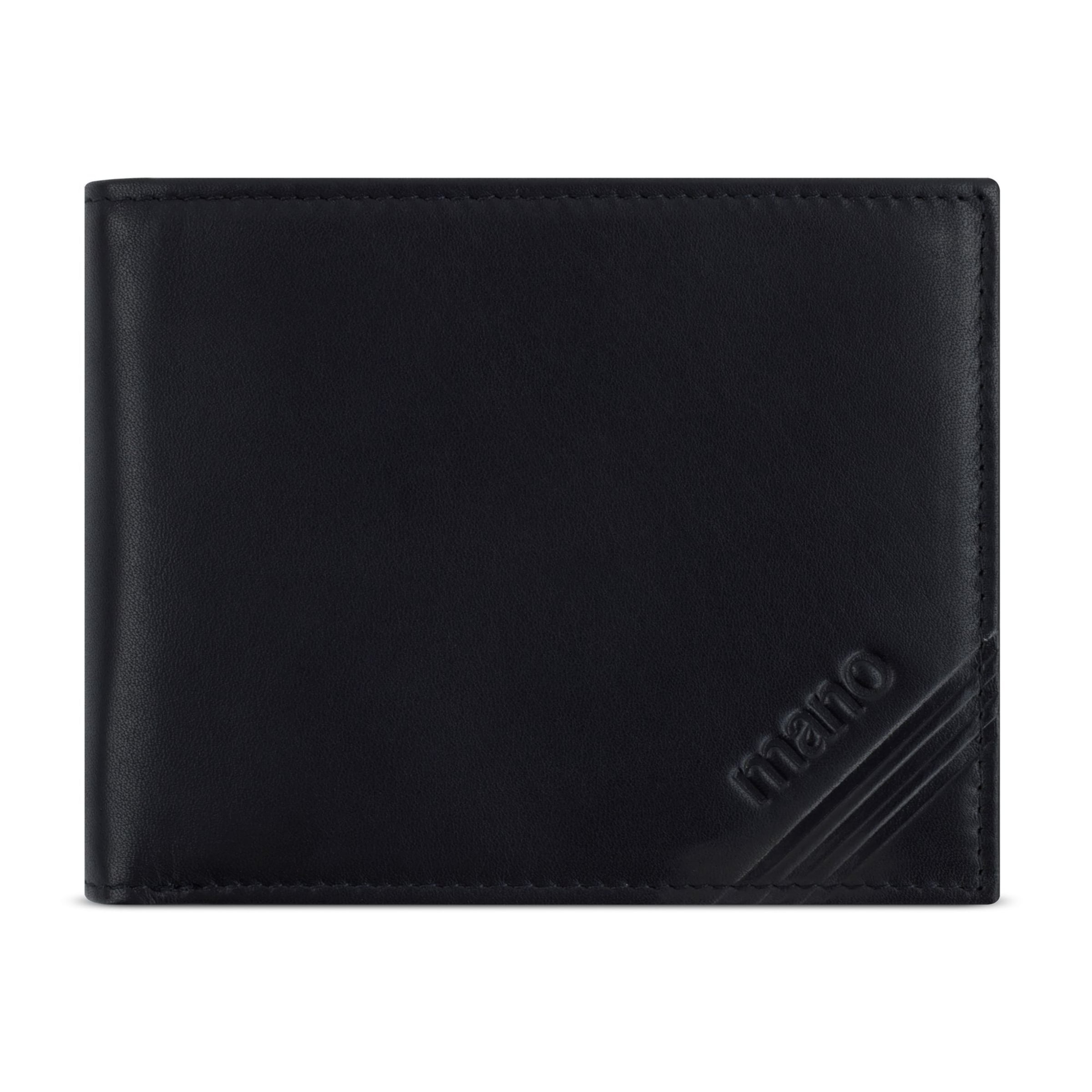 mano Wallet 'Don Antonio' in Black: front