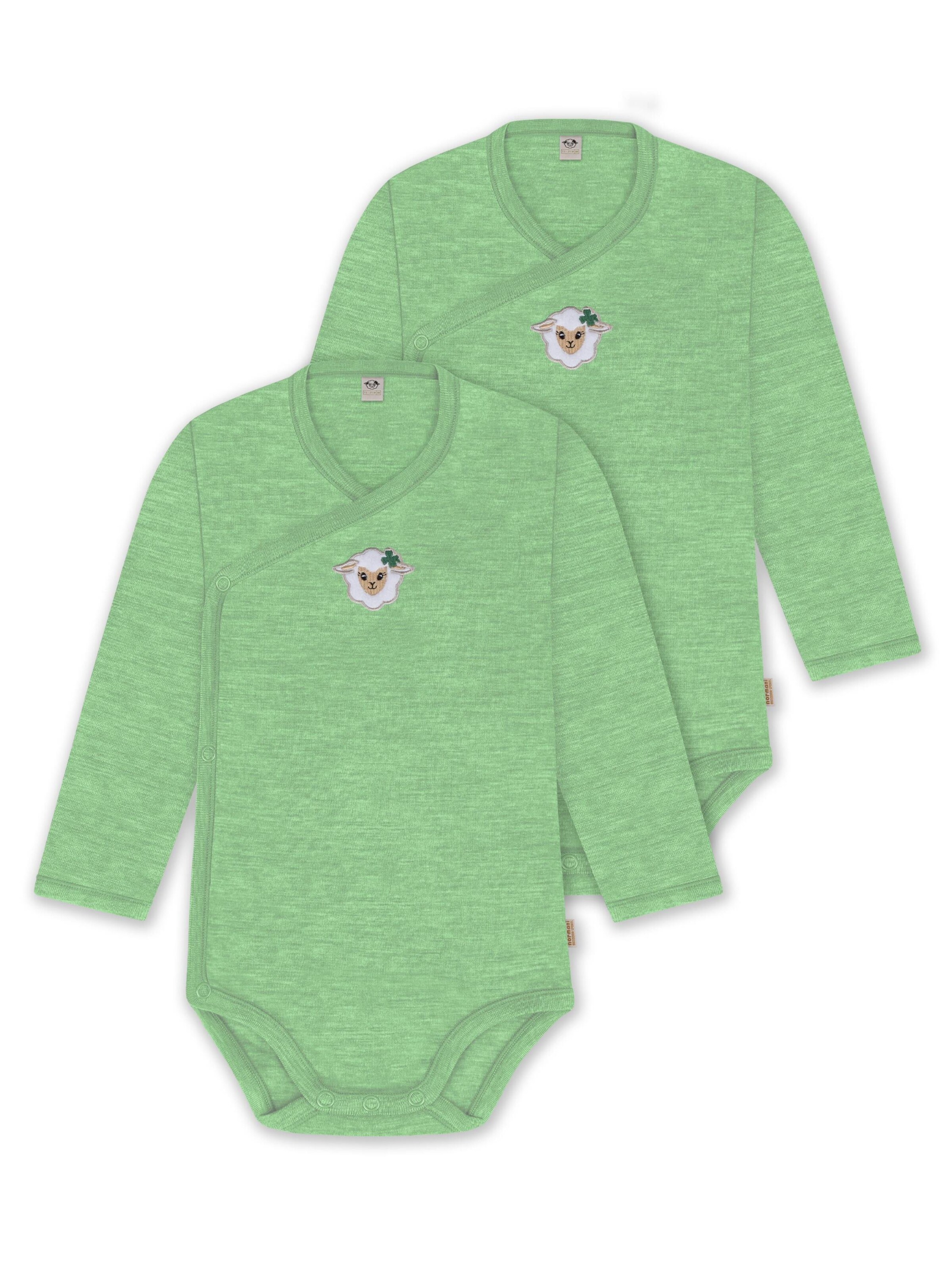 Barboteuse / body normani en vert : devant