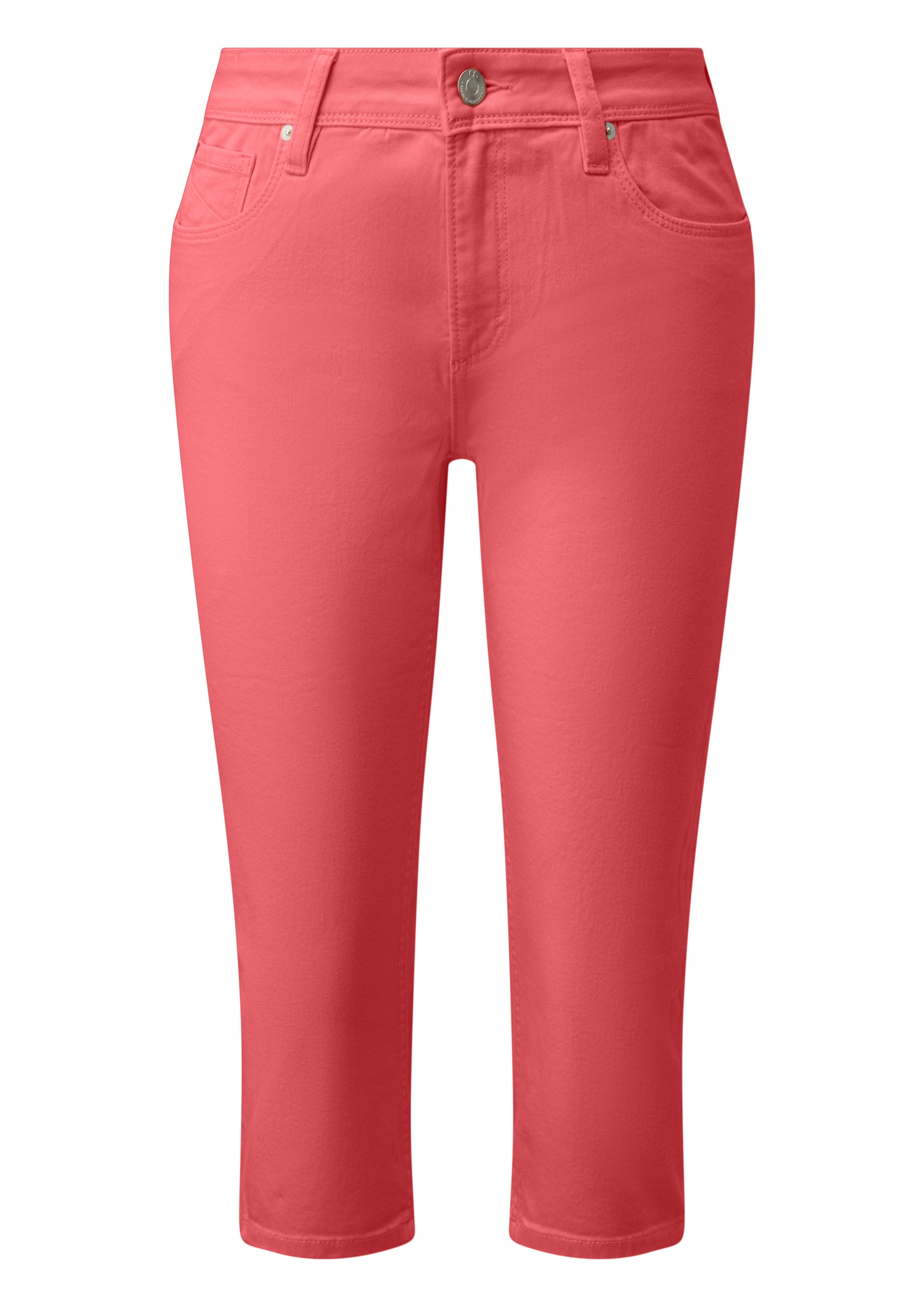 QS Slim fit Jeans 'Catie' in Red: front
