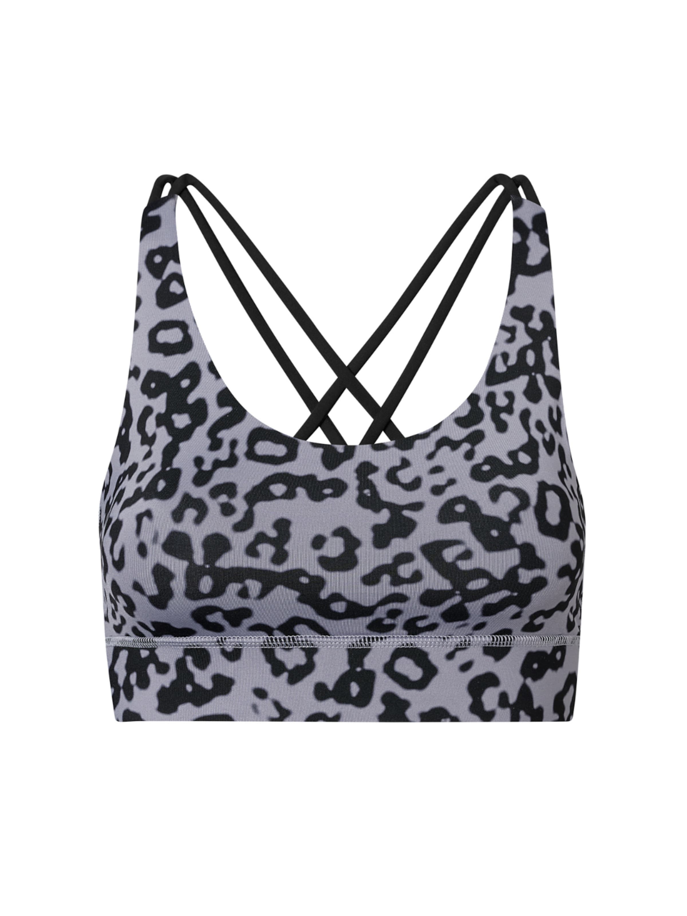 Bustino Reggiseno sportivo 'Criss Cross' di Hey Honey in grigio