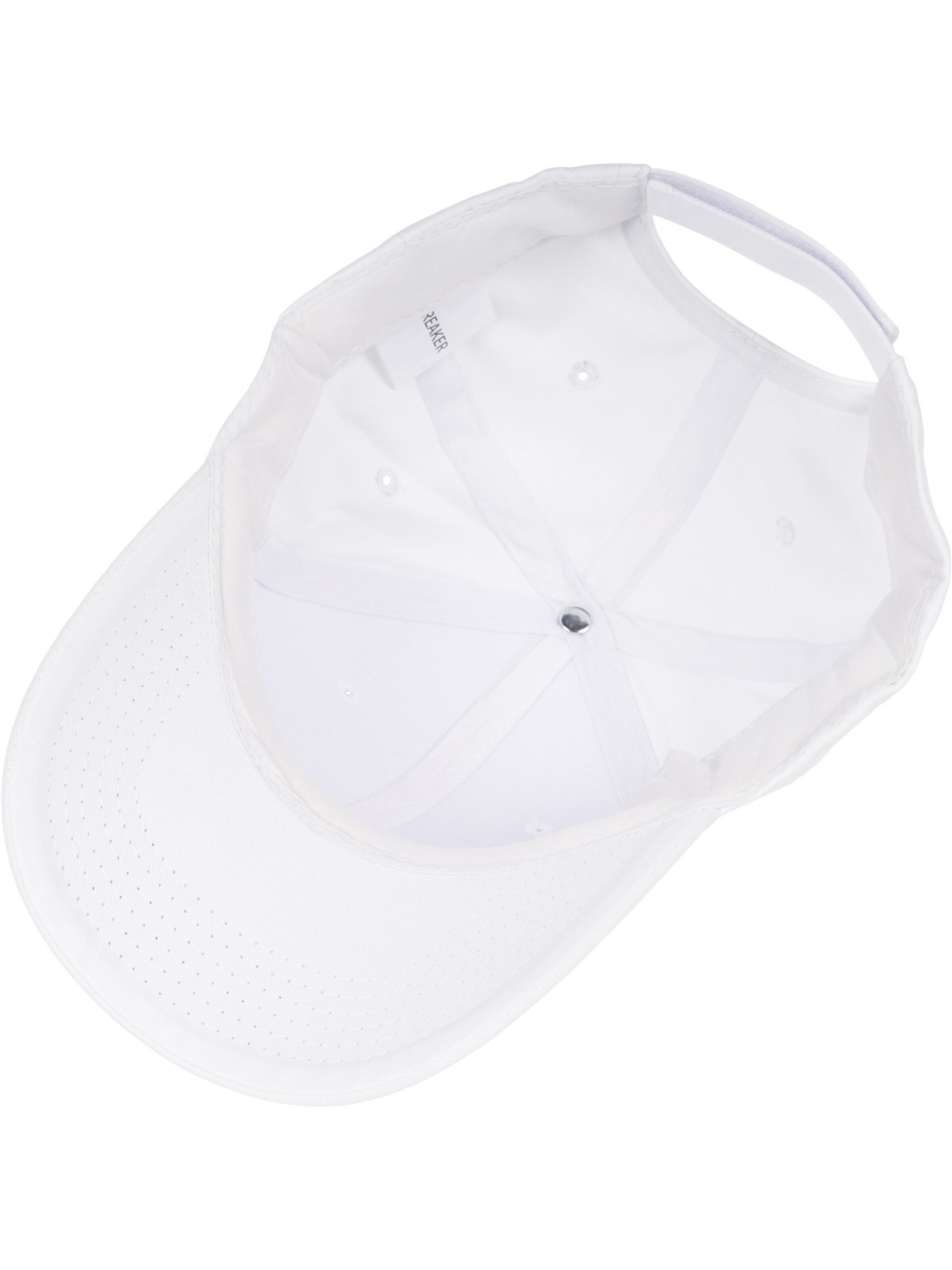 styleBREAKER Cap 'Baseball Cap Einfarbig' in White