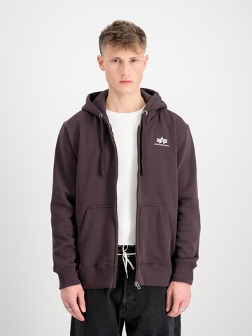 ALPHA INDUSTRIES Collegetakki värissä ruskea: edessä