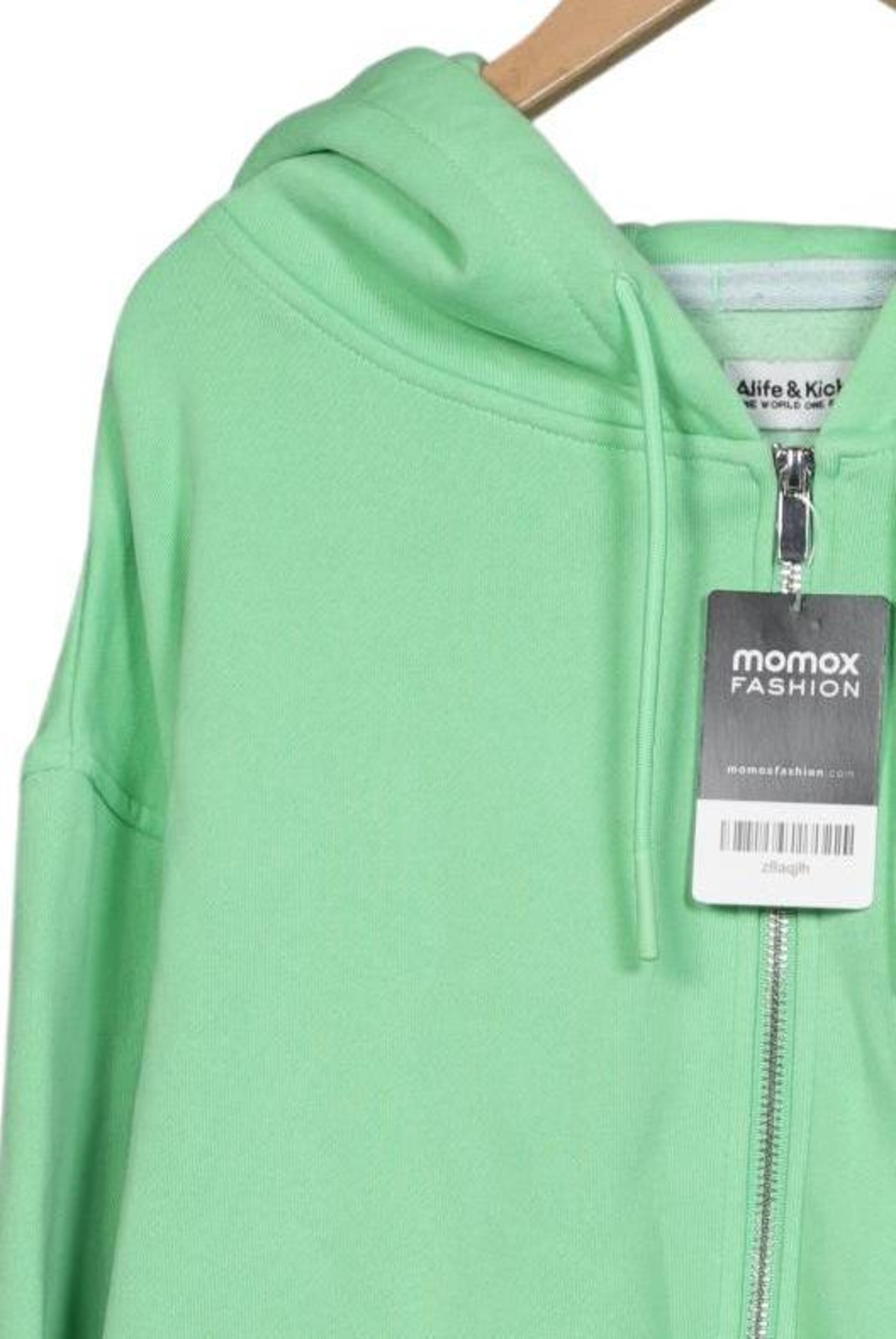 alife & kickin Sweatshirt & Zip-Up Hoodie in M in Green