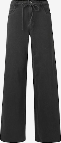Noisy may Wide leg Jeans 'NMMAISY' in Grijs: voorkant