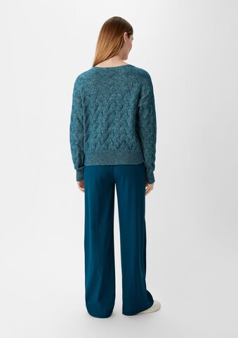 COMMA Pullover in Grün: Rückseite