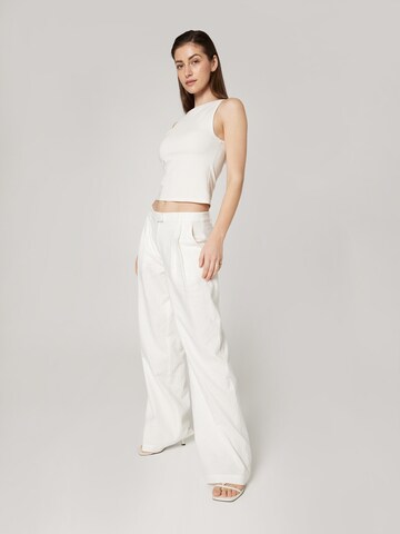 Haut 'Philippa' LENI KLUM x ABOUT YOU en blanc