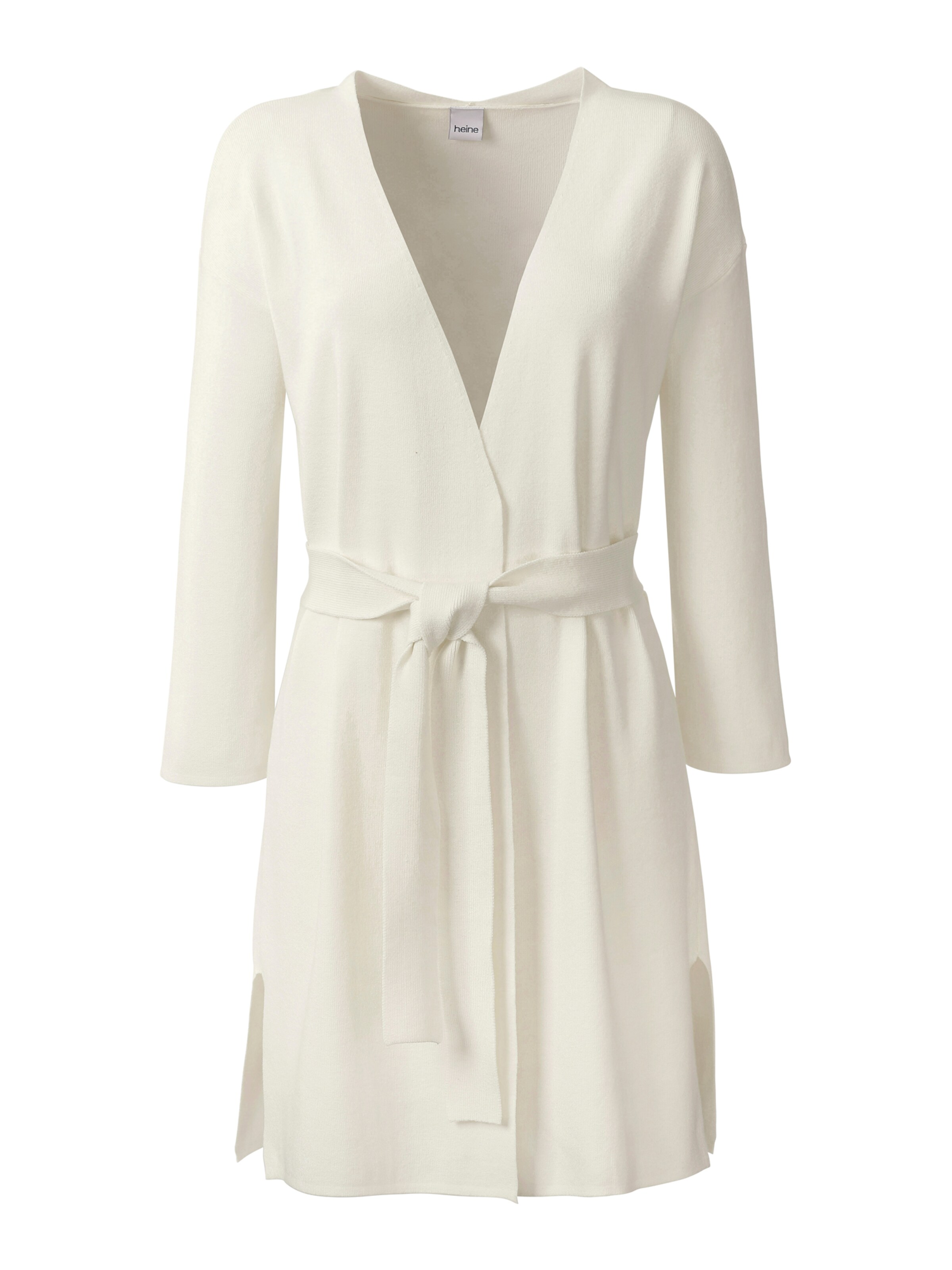 bēšs heine Adīta jaka: no priekšpuses