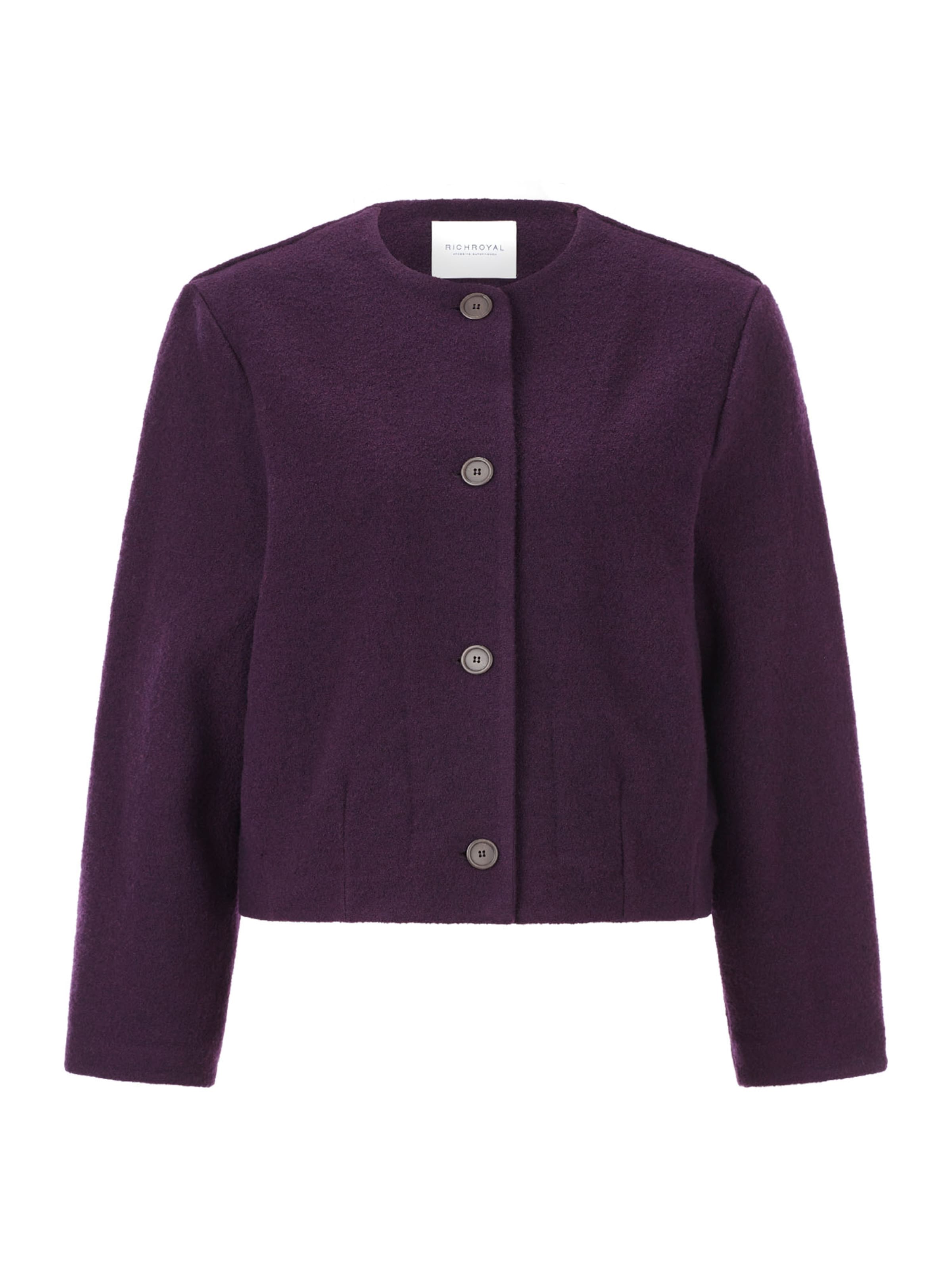 Rich & Royal Blazer in Purple: front