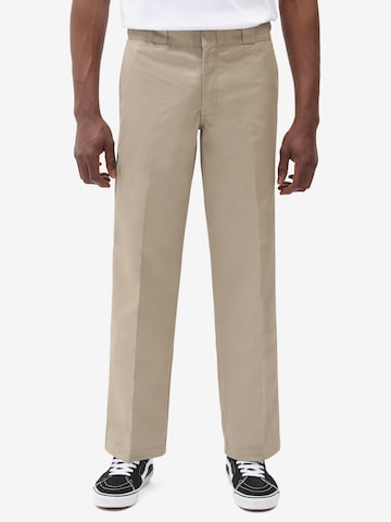regular Pantaloni con piega frontale '873 Slim Straight' di DICKIES in beige: frontale