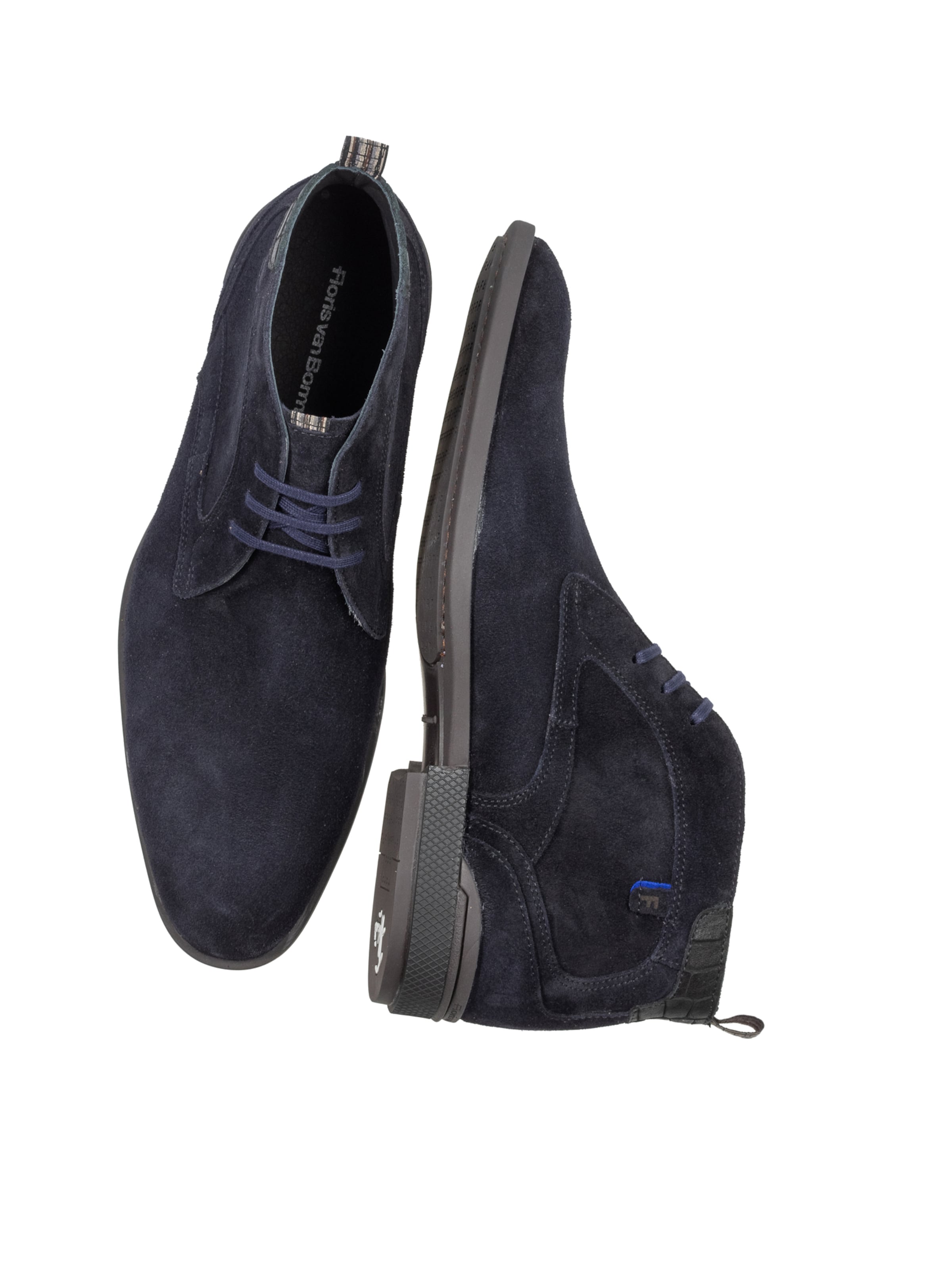 Floris van Bommel Chukka Boots 'De Hakker 01' in Blauw