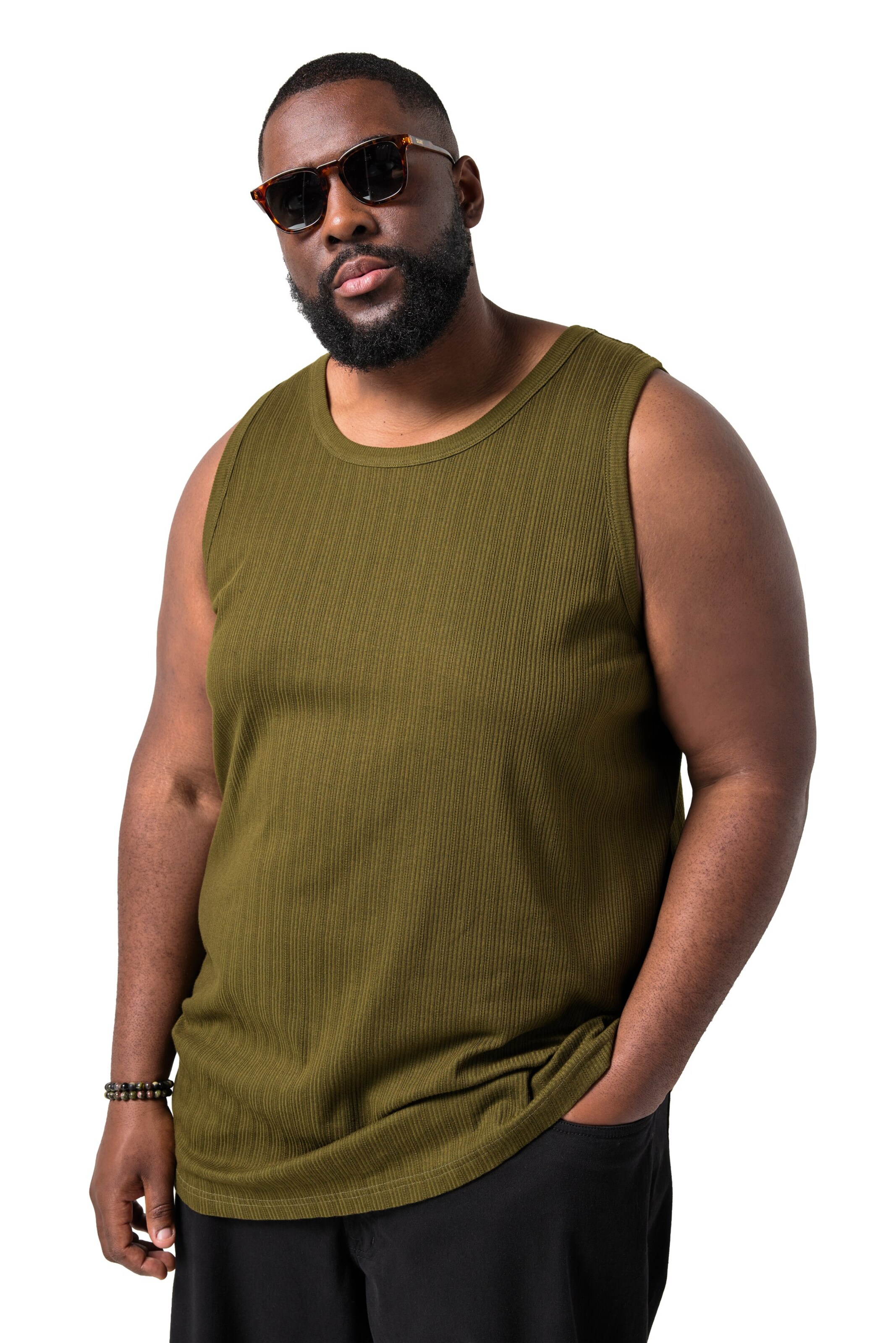 STHUGE Shirt in Green: front