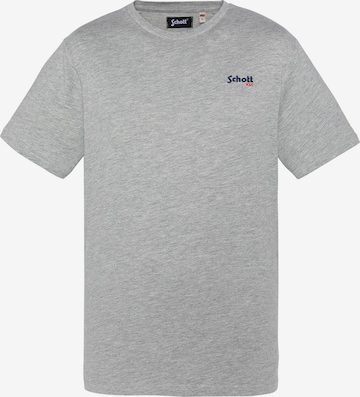 T-Shirt Schott NYC en gris : devant