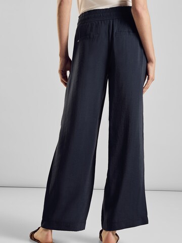 STREET ONE - Perna larga Calças em azul