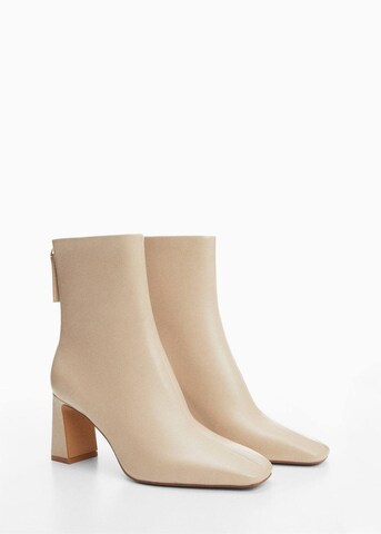 MANGO Stiefelette 'Limo' in Beige