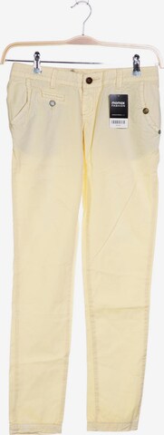 khujo Pants in XS in Yellow: front