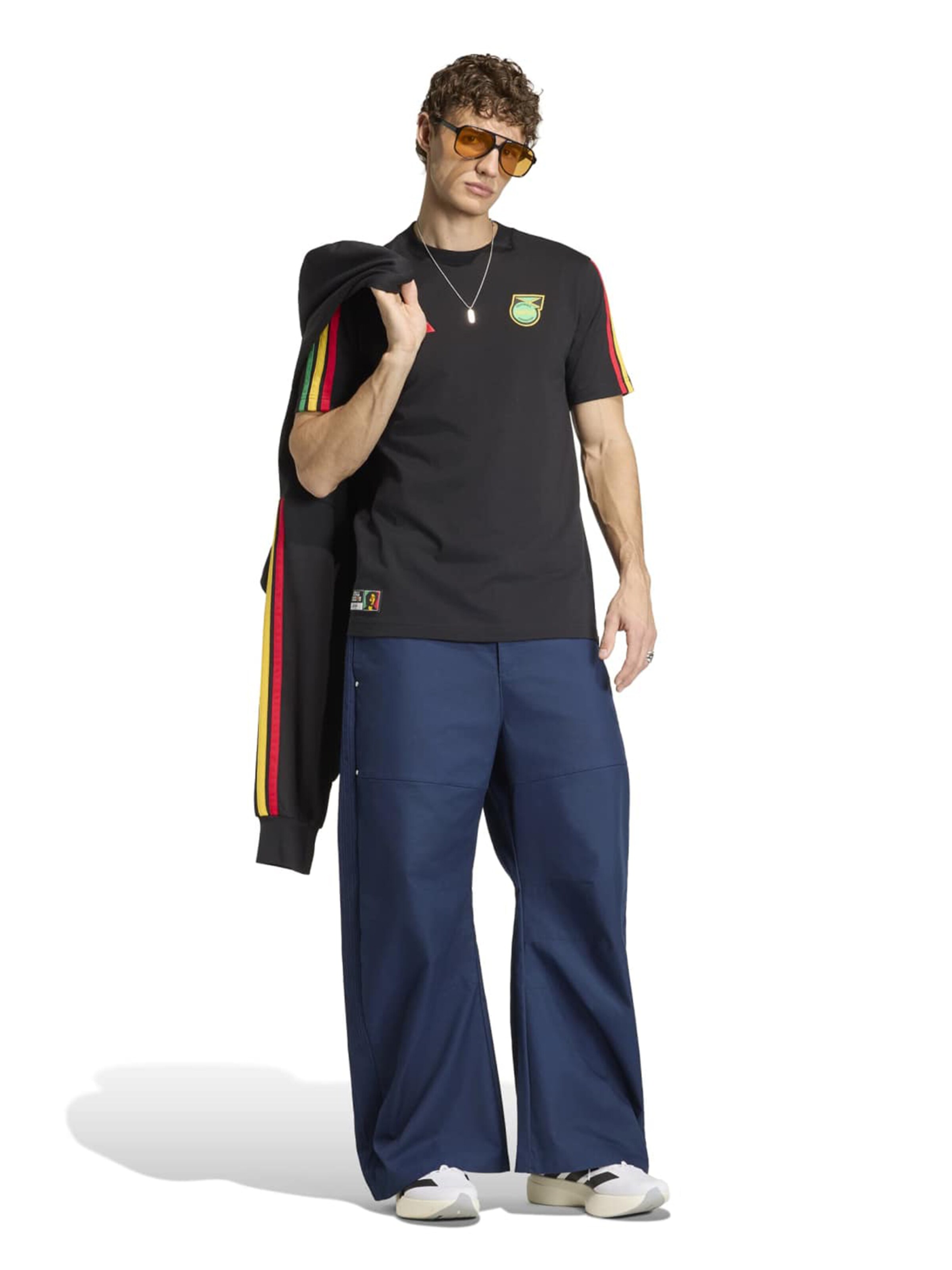 ADIDAS PERFORMANCE Функциональная футболка 'JFF DNA' в Черный: спереди