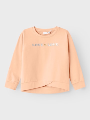 NAME IT Sweatshirt 'Glitzer' in Oranje