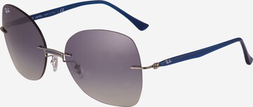 Ray-Ban Zonnebril '0RB8066' in Blauw: voorkant