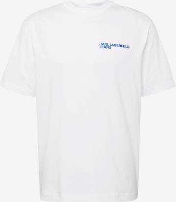 KARL LAGERFELD JEANS - Camiseta en blanco: frente