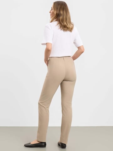 LAURIE Regular Trousers 'Kelly' in Beige