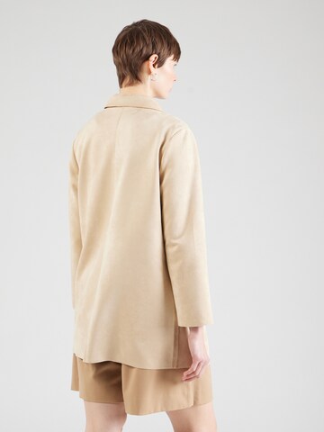 ZABAIONE Between-Seasons Coat 'Bi44rdie' in Beige