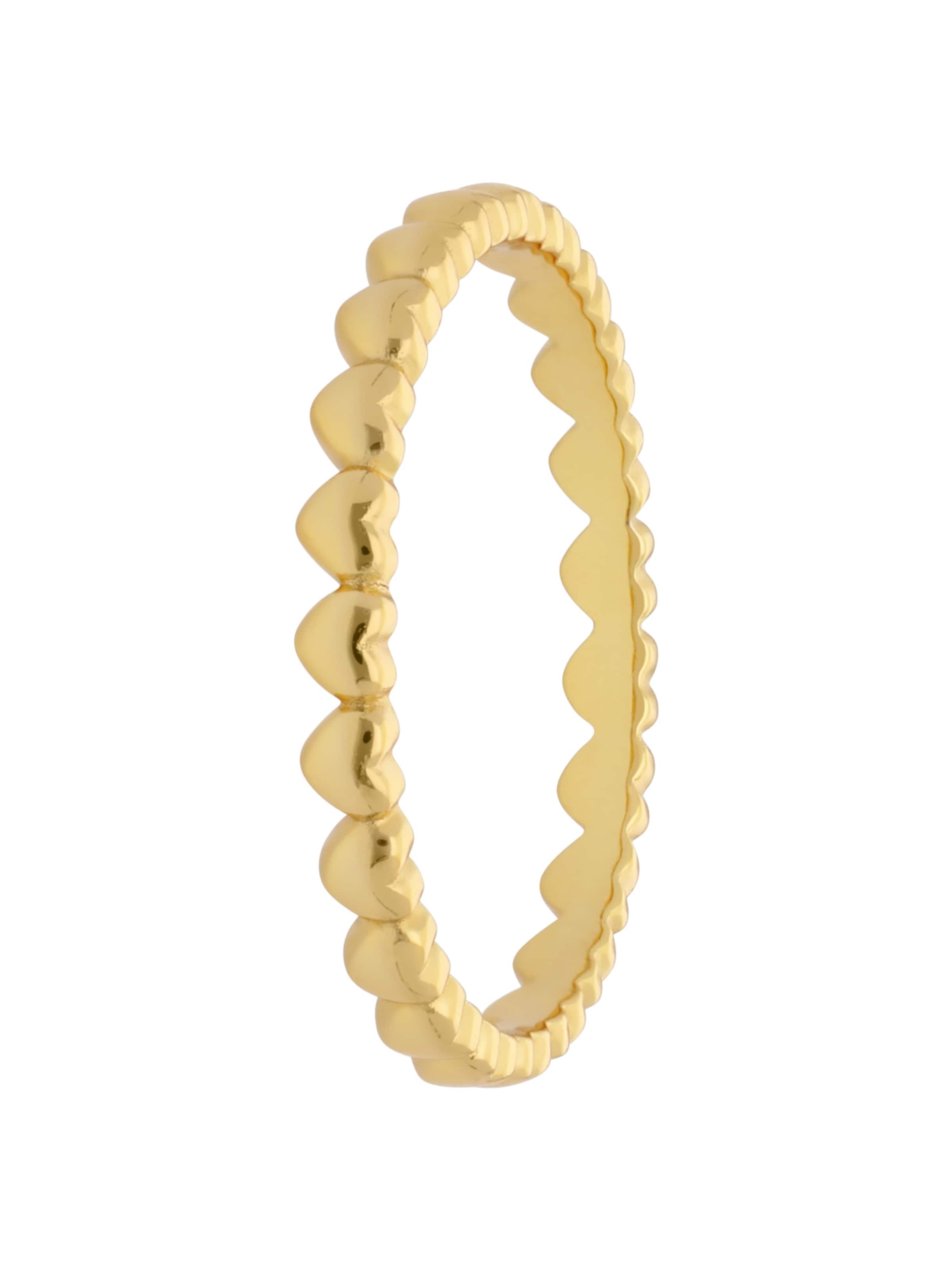 Lucardi Ring in Gold: Vorderseite