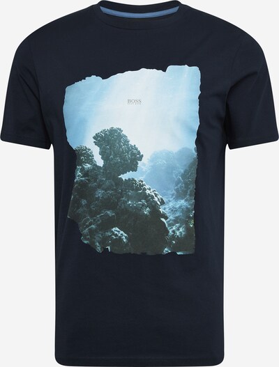 BOSS T-Shirt 'Noah 4' in hellblau / dunkelblau, Produktansicht