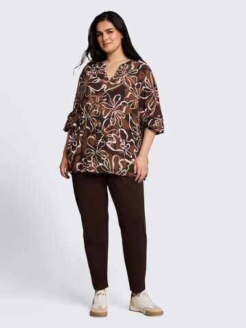 Tom Tailor Women + Bluse in Braun