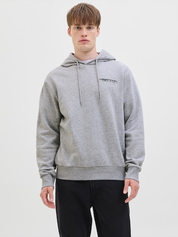 JJ Rebel Sweatshirt 'JREBZACK' in Grijs: voorkant