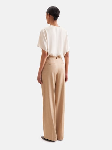Regular Pantalon à pince 'March Drop 261' SEIDENSTICKER en beige