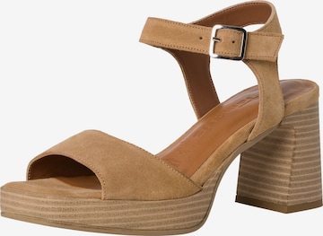 TAMARIS Sandals in Brown: front