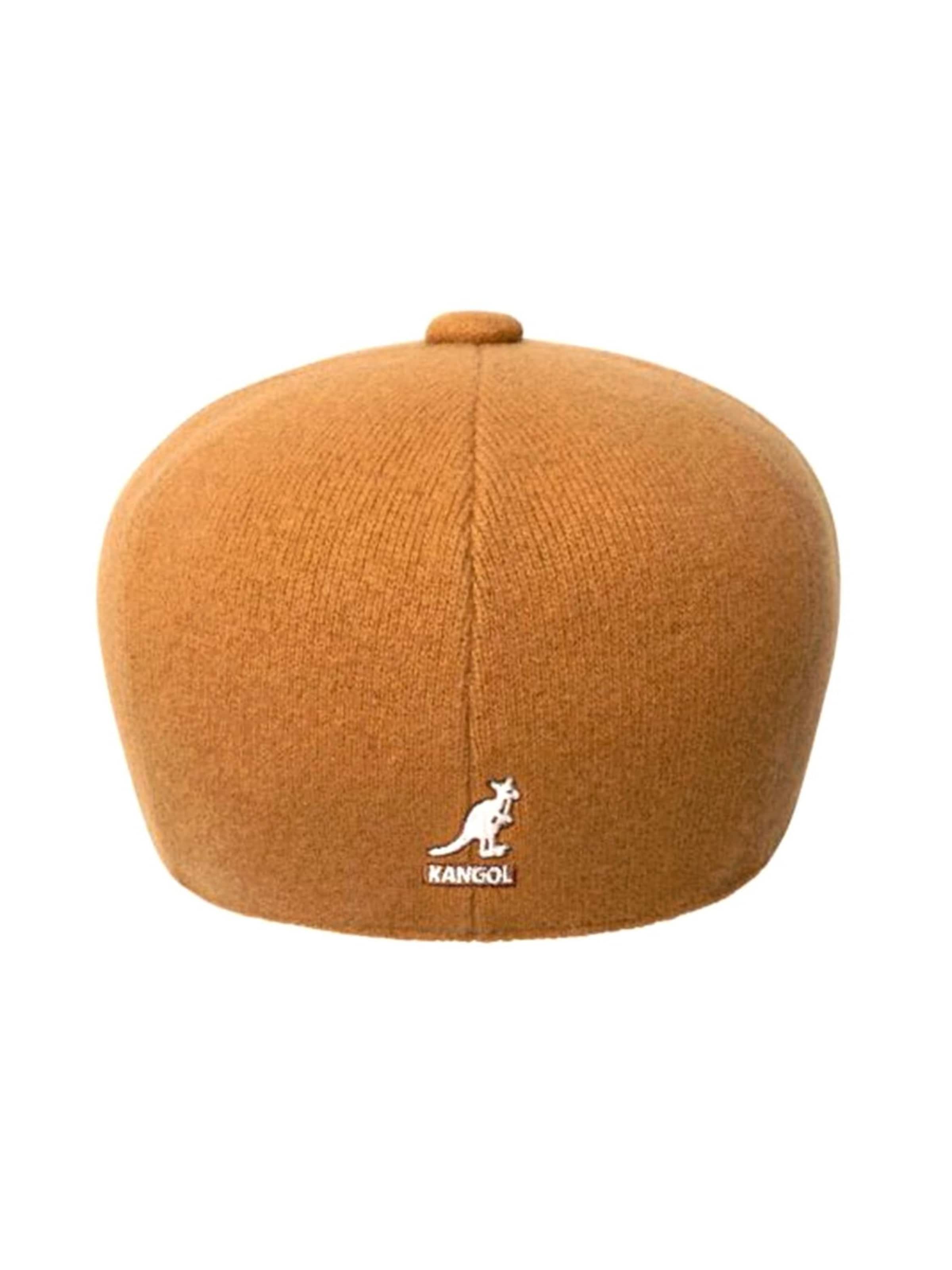 KANGOL Kapelusz 'Wool Panel 575 -- Rustic Camel Flat Cap' w kolorze pomarańczowy