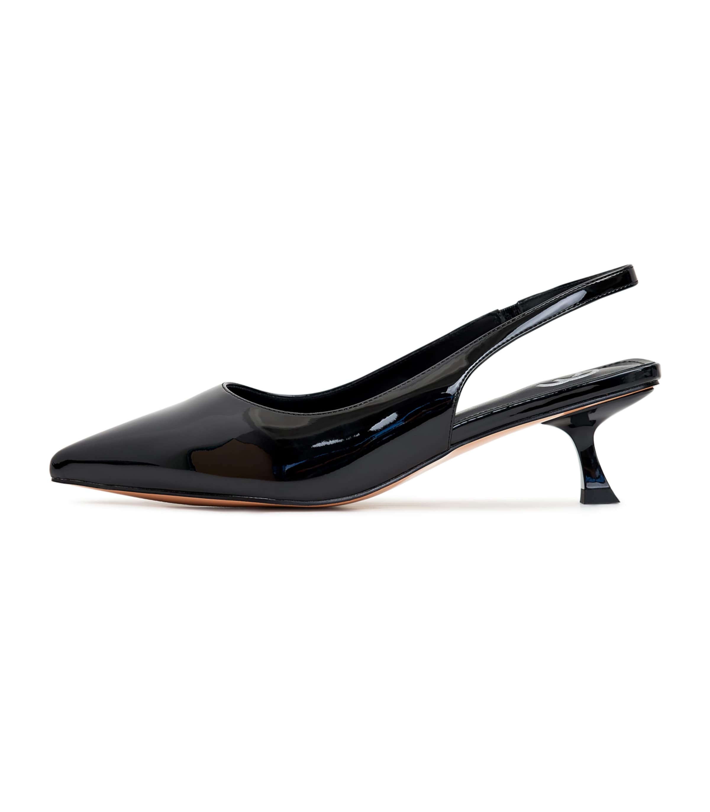 CESARE GASPARI Slingback pumps in Black: front