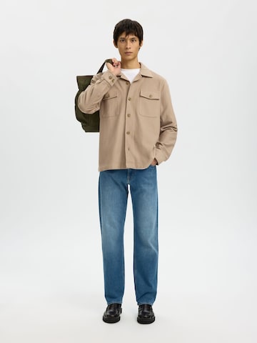 Veste mi-saison 'SLHOliver' SELECTED en beige